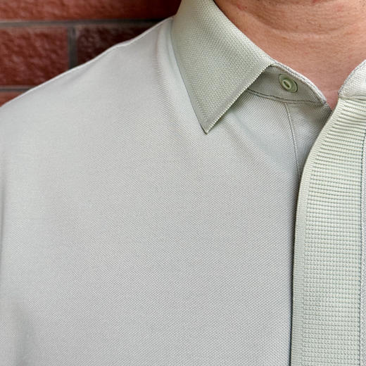 98318 薄男士--25夏抗菌弹力翻领男polo衫【包邮+三天无理由退换】 商品图11