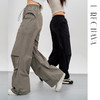 L RECNAVA 宽松显瘦户外工装伞兵裤 运动休闲长裤 松紧腰 腰口脚口有抽绳 商品缩略图0