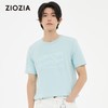 4F【ZIOZIA】夏季是撒花姑娘休闲舒适男士青年logo印花短袖T恤 商品缩略图0