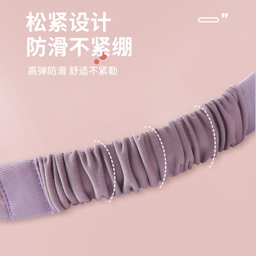 新款运动户外健身吸汗速干防滑瑜伽束发带女跑步骑行导汗透气头带发箍 商品图2