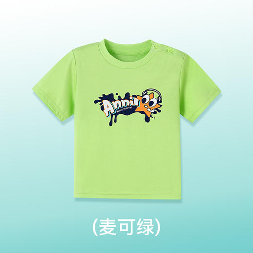 【实体店同款】男童萌趣星星印花全棉T恤夏季新款安奈儿童装XB421676 商品图2