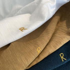 随便穿，随便搭！！！R单竹节棉刺绣小猪宽松圆领短袖T恤女2025新款！