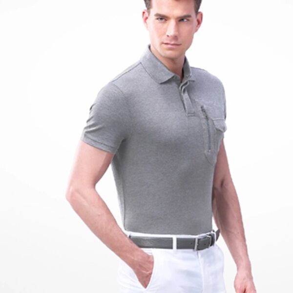 百乐图 男士短袖POLO衫  12216004