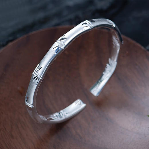 知竹银手镯 商品图4