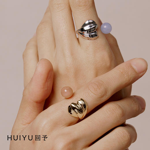 A.n.Z/回予 花契爱心戒指 商品图0