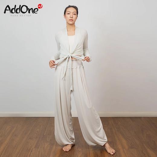 AddOne+1 New 瑜伽时尚罗纹系带针织衫外搭 商品图1