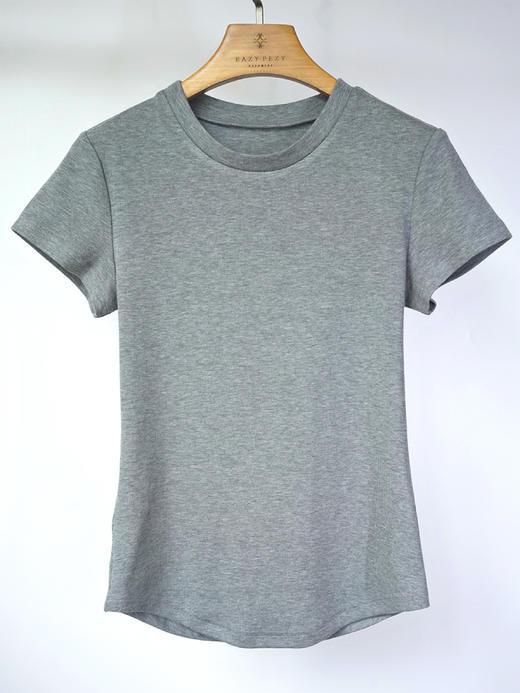 天丝羊毛短袖修身T恤 商品图4