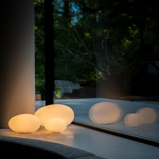 摩根贝母系列面光球形台灯哑白 商品图4