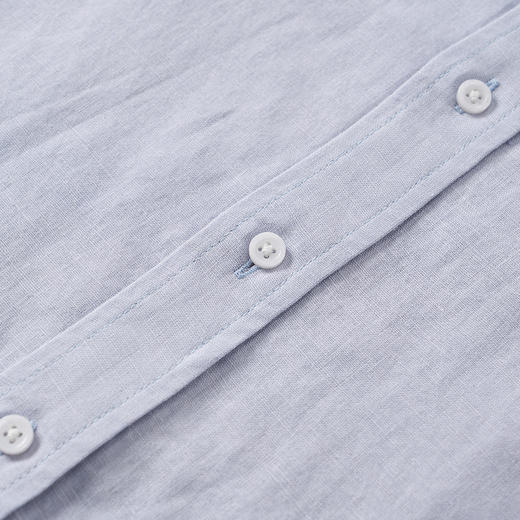 【衬衫】棉麻翻领短袖衬衫 1P2111302 商品图1