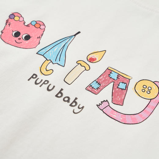 【奶噗噗】童装印花短袖T恤 1P2361211 商品图2