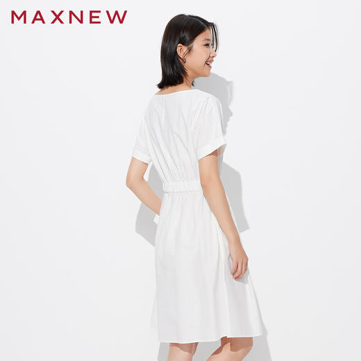 【裙装】船领收腰连衣裙 1P2225307 商品图2