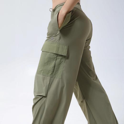 户外系列轻薄透气运动抽绳撞色工装裤 商品图1