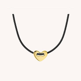 订购6周到｜MYA-BAY-CORAZON-黑色 心形 项链［比利时设计师］