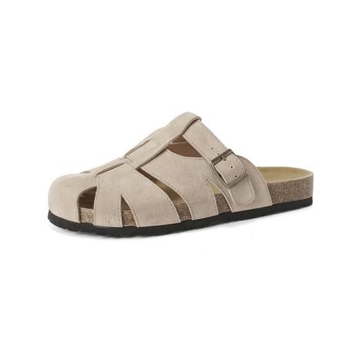 高定版～时尚复古春夏新款博肯镂空包头外穿百塔猪笼半拖鞋凉拖女 商品图2