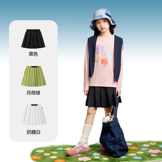 女童全腰短裙夏季新款安奈儿童装EG523014 商品图2