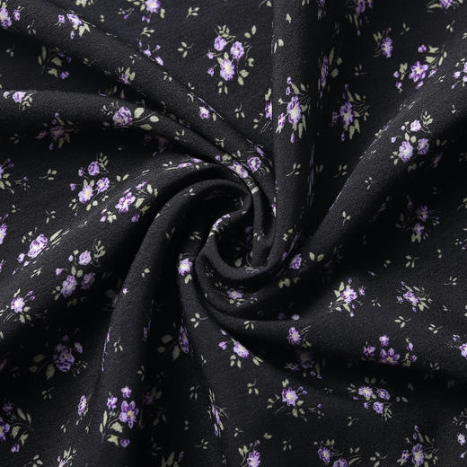 洛诗琳14255气质蕾丝拼接半裙2025夏季新款雪纺碎花半身裙25305 商品图4