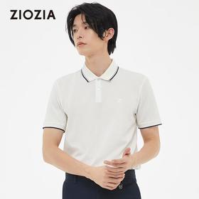 4F【ZIOZIA】商务休闲纯色POLO衫