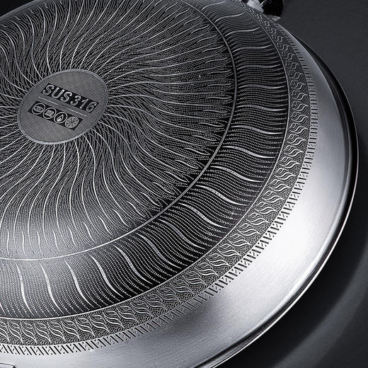 炊大皇 316多层钢炒锅 商品图3