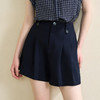 设计感简约百搭压褶短裤女夏季干练通勤款高腰短裤V0050316 商品缩略图2