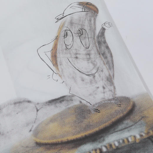 谜底连衣裙分袖女2025夏季新品复古风通勤宽松H型衬衫裙252ML0634 商品图3