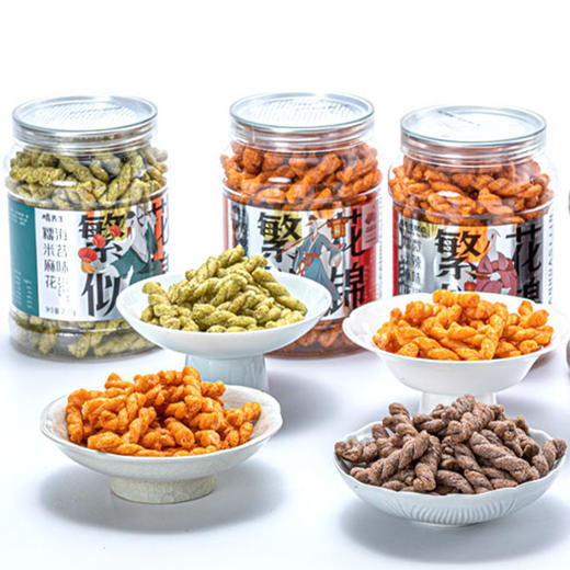 杨先生糯米小麻花 烧烤味/微辣味/海苔味/黑米味 商品图2