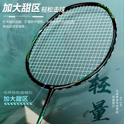尤尼克斯 羽球拍 天斧玄黑 AXBKEX 商品图3
