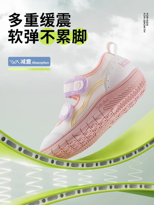 卡特兔儿童新款软底防滑学步鞋透气儿童学步鞋 商品图2