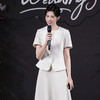 IWY/气质米白色西装套裙女主持演讲上镜职业套装正式场合工作服C2026+S2240 商品缩略图4