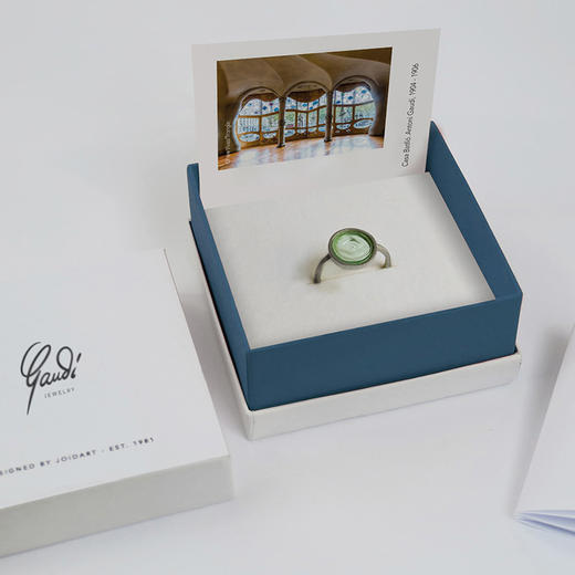 北京仓｜Joidart-BATLLO-绿色 Murano玻璃 戒指［西班牙设计师］ 商品图4