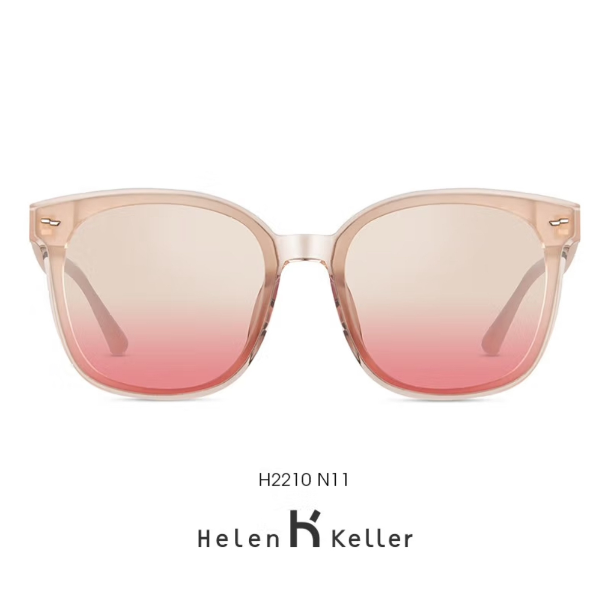 海伦凯勒H2210新款太阳眼镜女经典酷感黑超墨镜男女防紫外线