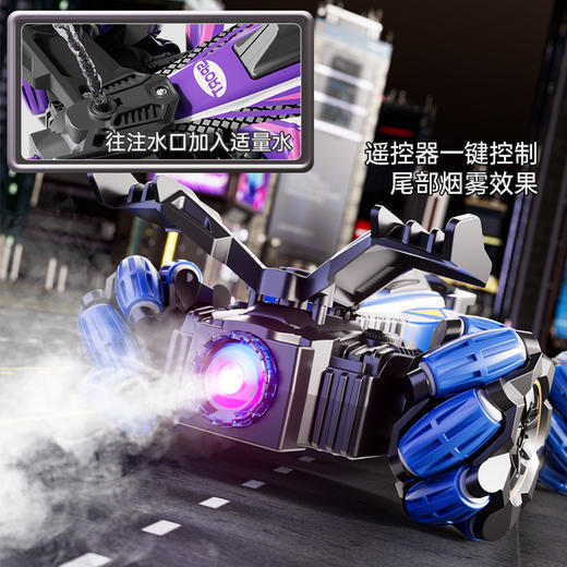 【手势感应遥控汽车】儿童遥控赛车F1喷雾灯光充电漂移车特技四驱方程式遥控玩具跑车 商品图1