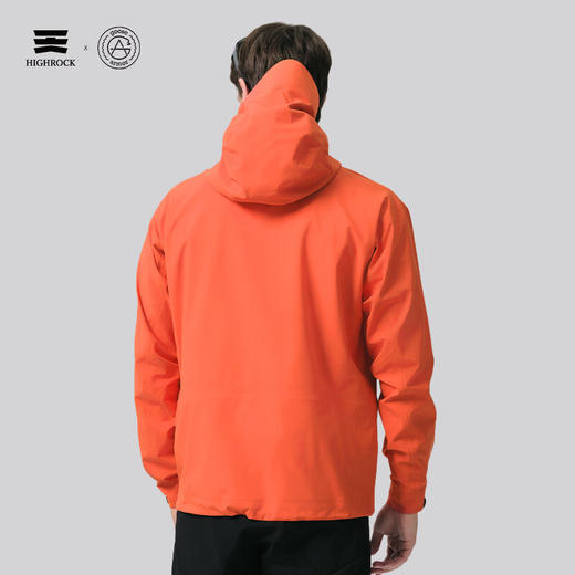天石鹅铠甲【灵铠】eVent暴雨防水专业户外登山服硬壳防风G449 亮橘色 XS 商品图7