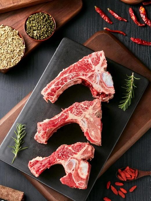 【顺丰包邮】99元秒杀5斤大黄鲜森阿根廷进口原切牛脊肋排肉界扛把子肥瘦相间贴骨带肉配料表干净基地直邮 商品图4