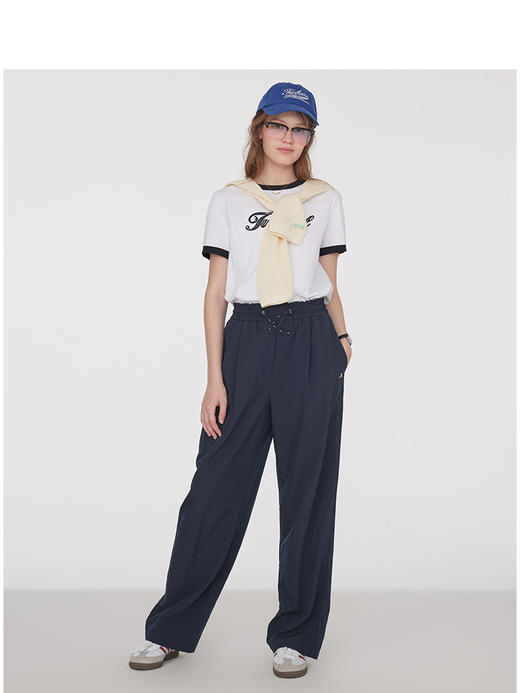 Teenie Weenie小熊字母T恤女夏季女t恤TTRA252502W 商品图2