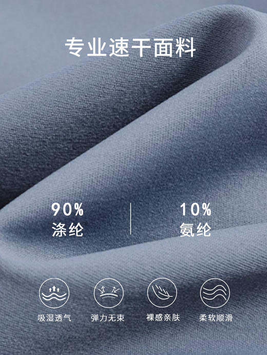 半醒夏季凉感二合一运动裤显瘦显高跑步速干裸感裤 商品图3