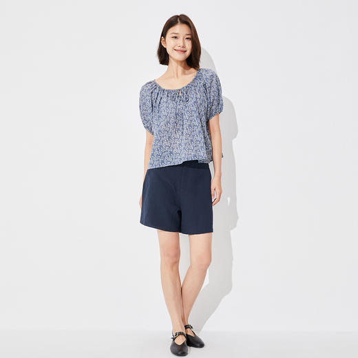 【衬衫】复古法式碎花娃娃衫 1P2221303 商品图1