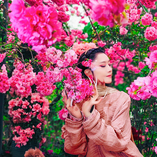 【杨丽萍花园同款新品】岚岫游云上衣半裙套装 | 大红色 粉色 | 少量现货 商品图10