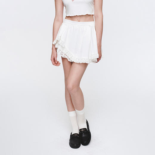 Herlian2025年夏季新品女士半裙不规则下摆蛋糕半身裙 商品图0