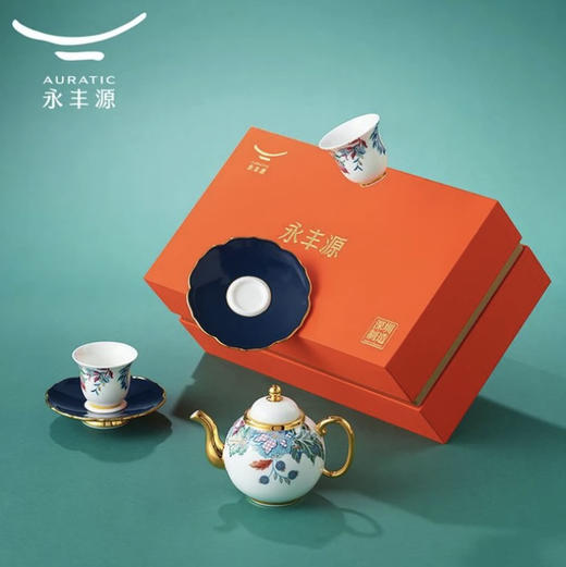 【彼达思】永丰源 幸福礼 幸福满园 2人位6头茶具 轻奢茶礼 商品图4