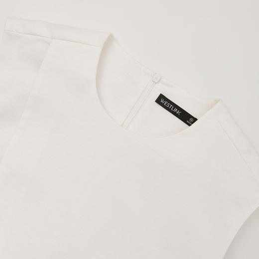 【舒适棉麻面料】设计感不规则剪裁搭片马甲女夏季上衣V1150686 商品图5