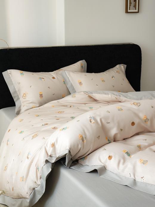 利路米Air空气棉春夏首选柔软透气四件套猫猫童话 商品图3