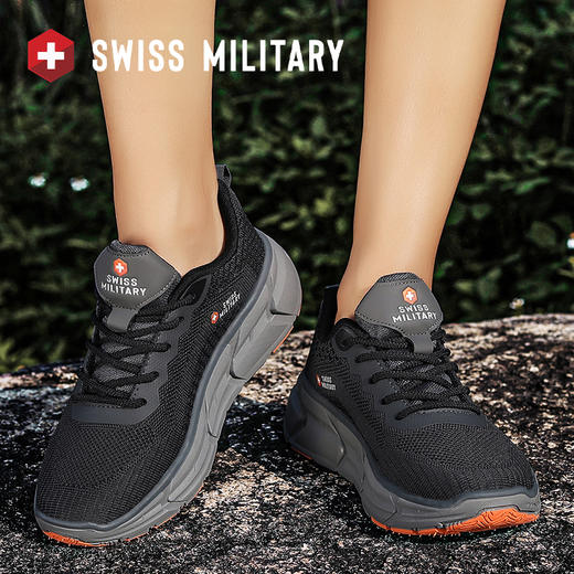爆款徒步越野跑步登山运动鞋   瑞士军工SWISS MILITARY运动品牌 户外情侣同款 1301 商品图5