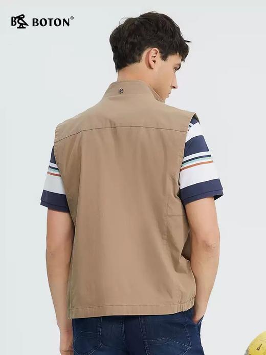 波顿男士春秋马甲｜深蓝色美式版型 叠穿点睛 率性常规款MJ006124 商品图1