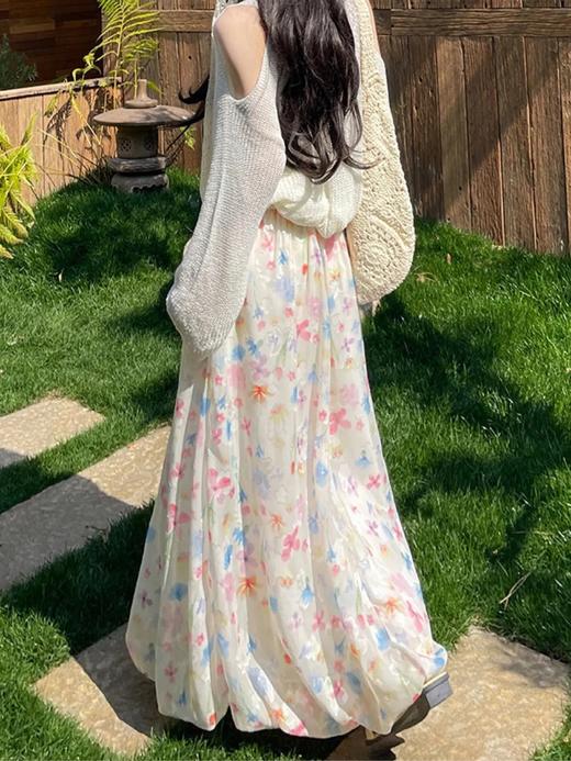 赢麻了❗️【画报里的花苞裙裤】是裙裤！ 很🈶垂感大裙摆 ｜让每个女孩都像🌷一样绽放～ 商品图0