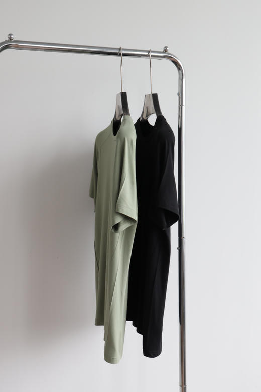 0N 拼接立裁 超大弹力 运动速干圆领T恤 TX458 商品图4