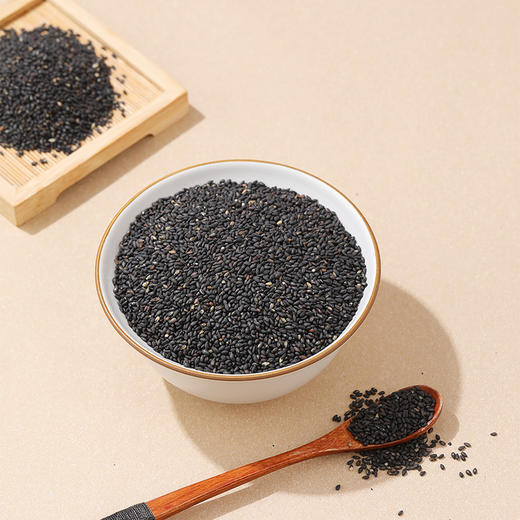 燕之坊 有机玄香熟黑芝麻380g 免洗即食 可磨粉 五谷杂粮 48小时发货 商品图2