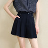 设计感简约百搭压褶短裤女夏季干练通勤款高腰短裤V0050316 商品缩略图0
