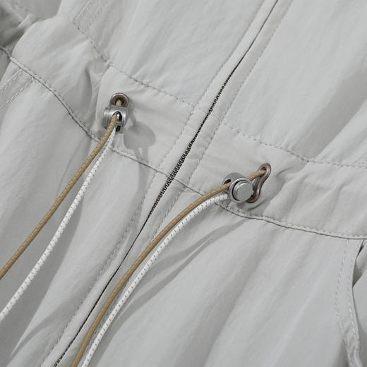 谜底连体裤女2025夏季新品通勤微宽肩设计宽松连体长裤252MK0540 商品图3