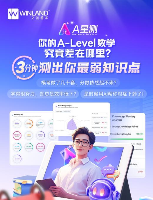 文蓝A星测|3分钟测出你的A-level最弱知识点！ 商品图0