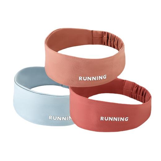 新款运动户外健身吸汗速干防滑瑜伽束发带女跑步骑行导汗透气头带发箍 商品图4
